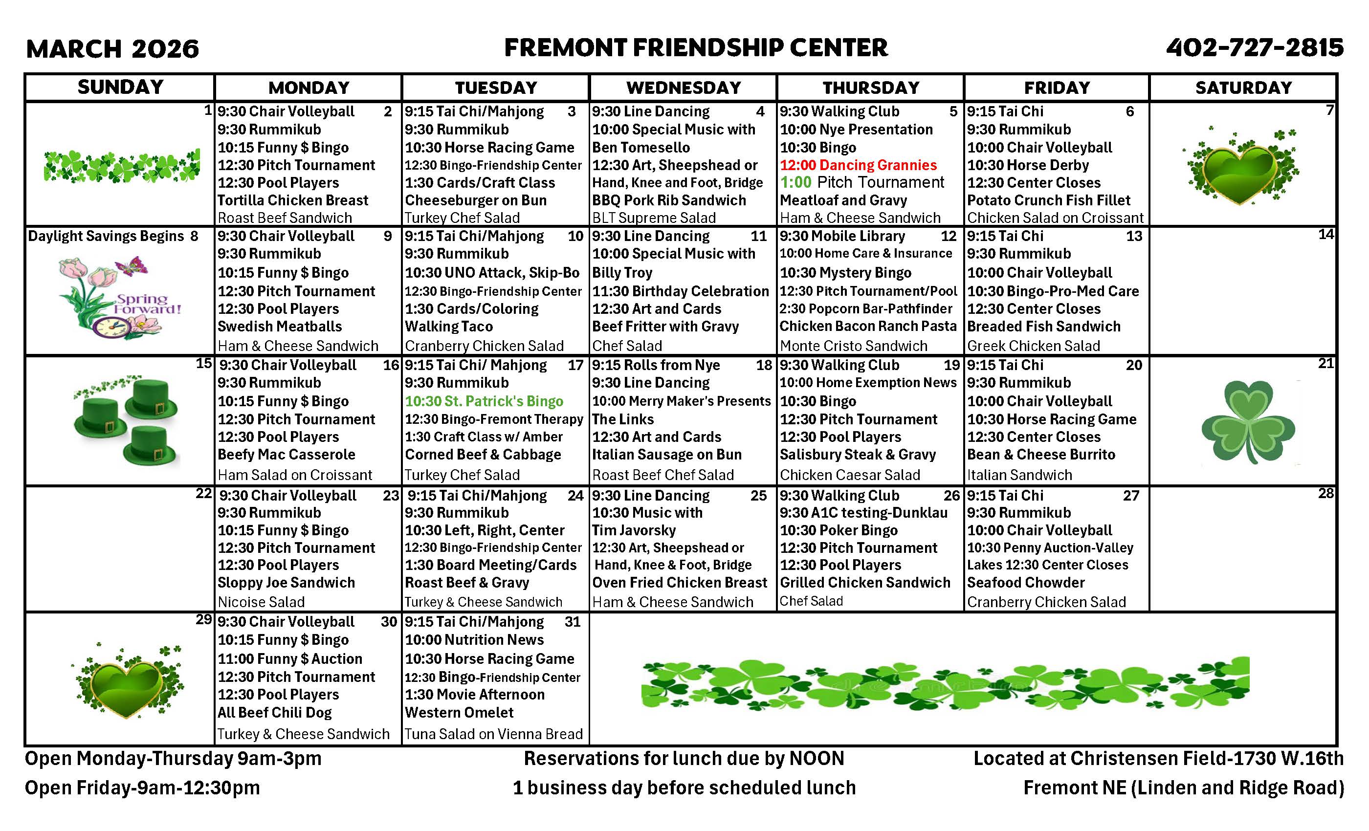 MARCH  calendar 2026-1