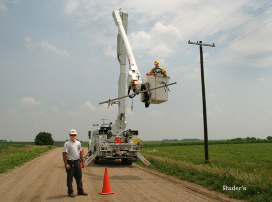 Repairing electrical line
