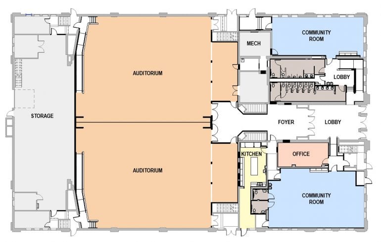 City Auditorium Map